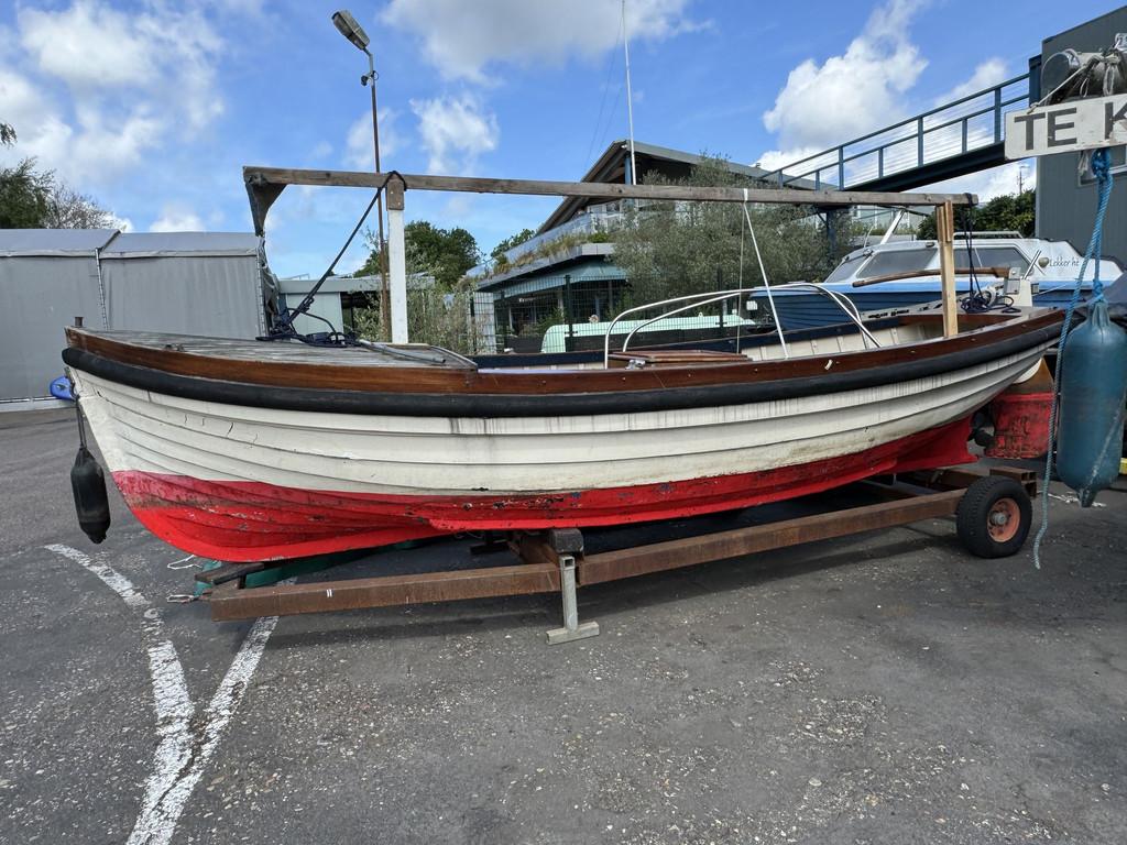 Sloep Uit 1955, Oldtimer! Houten Sloep, Watersport en Boten, Gebruikt, Hout, Overige brandstoffen