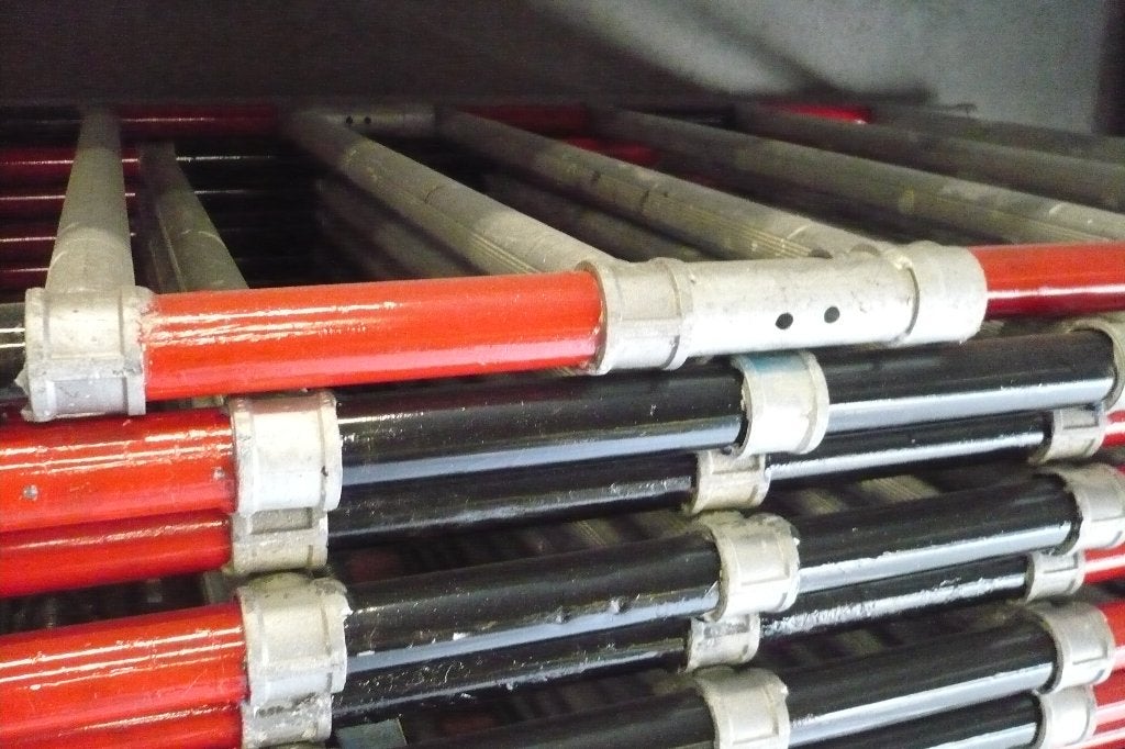 te huur  aluminium steiger  135cm  breedte  hoogte tot 14m, Ophalen, Gebruikt, Rolsteiger of Kamersteiger, 5 meter of hoger