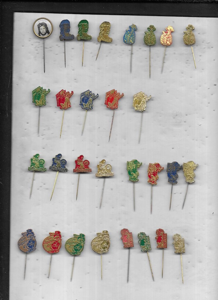 DIVERSE STRIP SPROOKJES SPELDEN GAAN OOK PER STUK, Ophalen of Verzenden, Gebruikt, Overige onderwerpen, Speldje of Pin