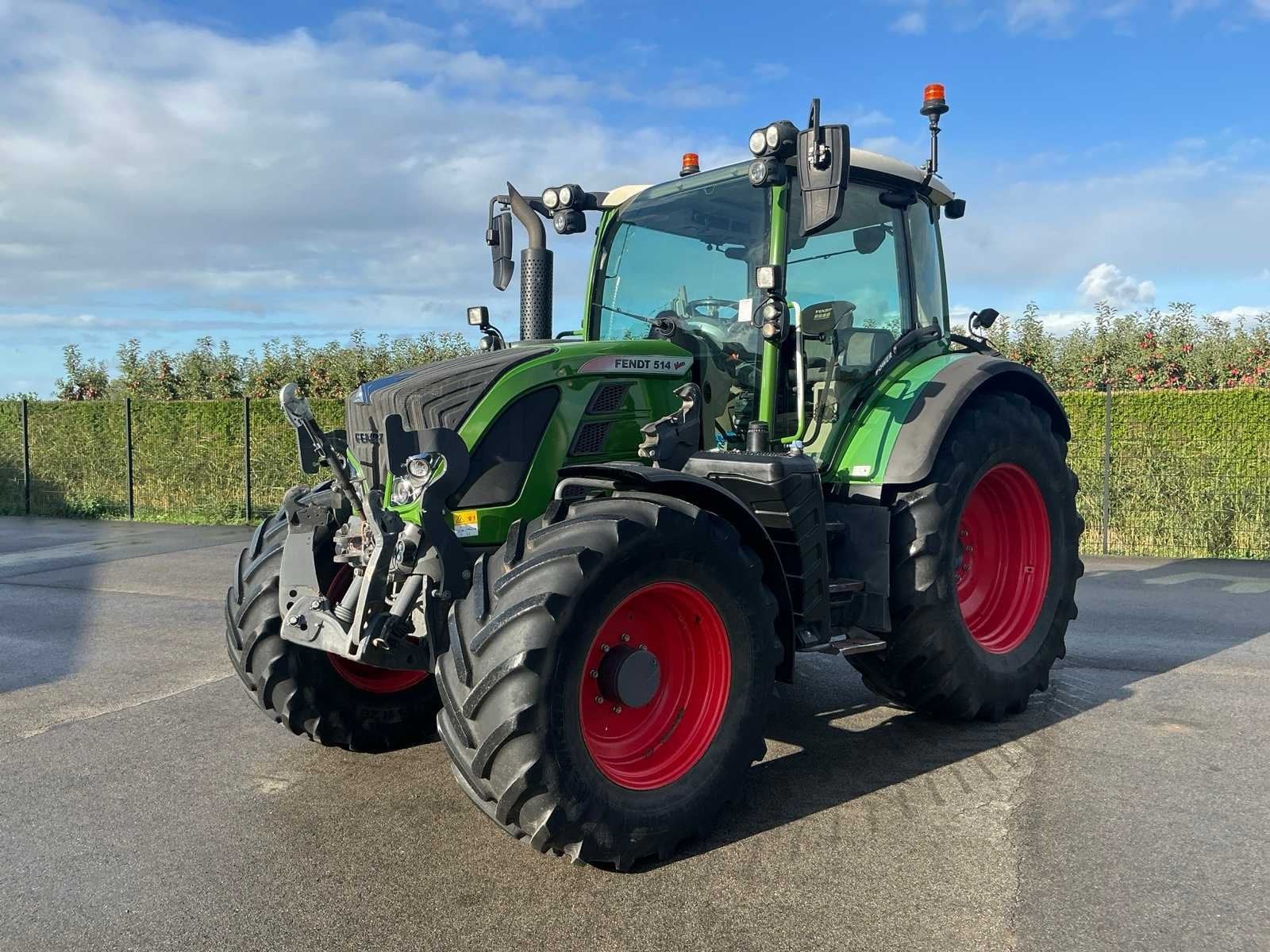 Fendt 514 Power Vierwielaangedreven landbouwtractor, Gebruikt, Fendt