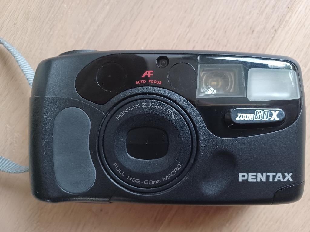 Pentax Zoom 60-X, Audio, Tv en Foto, Fotocamera's Analoog, Ophalen of Verzenden, Compact, Pentax