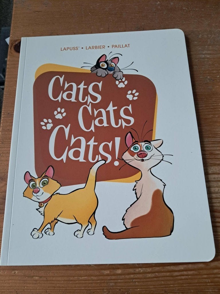 Cats cats cats, Ophalen, Eén stripboek, Nieuw, Lapuss