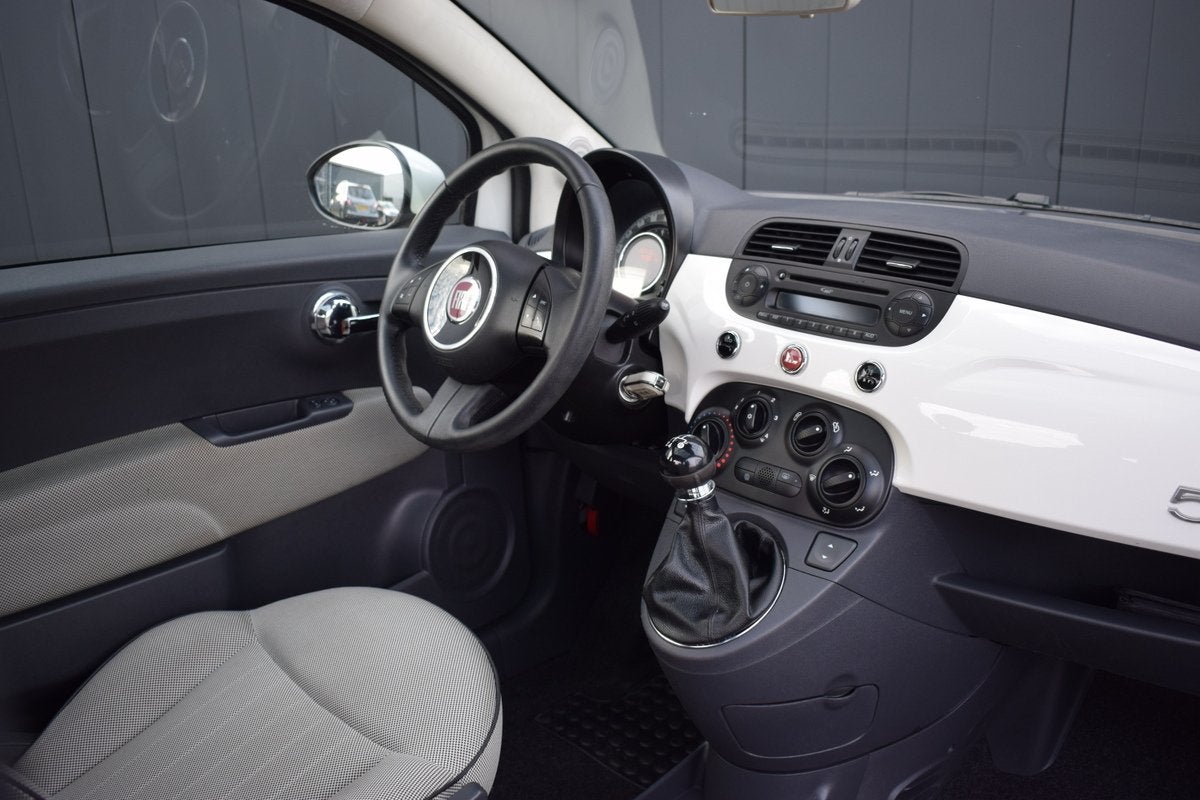 Fiat 500 0.9 TwinAir Lounge Panoramadak | Telefonie | Airco, Auto's, Fiat, Voorwielaandrijving, Euro 5, Gebruikt, Met garantie (alle)