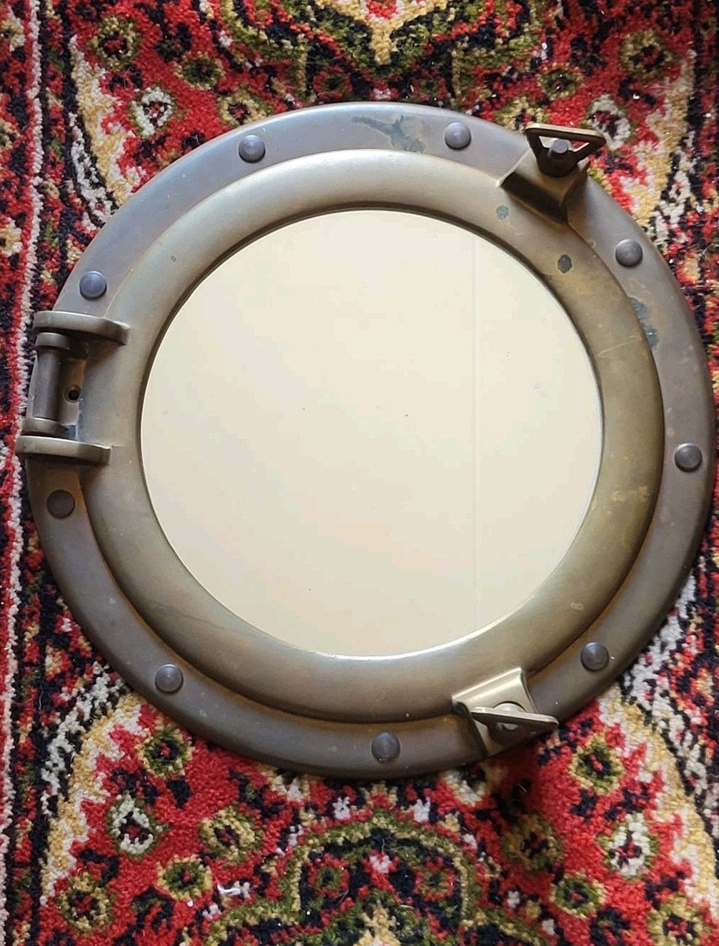 Oude/Patrijspoort/Spiegel/Koper, Ophalen of Verzenden, Minder dan 50 cm