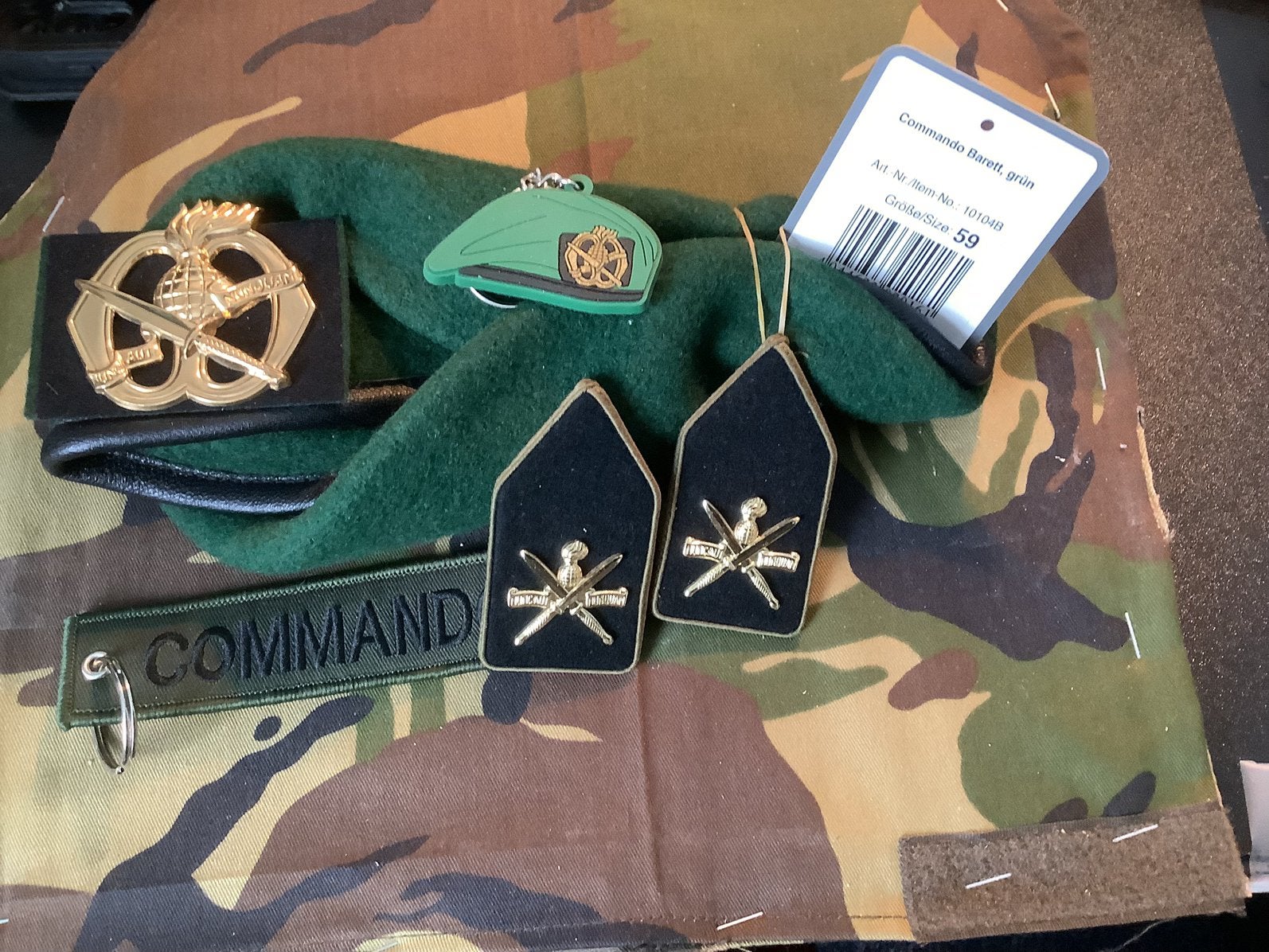 Kavel van het Korps Commando Troepen (bieden naar waarde), Ophalen of Verzenden, Landmacht, Nederland, Embleem of Badge