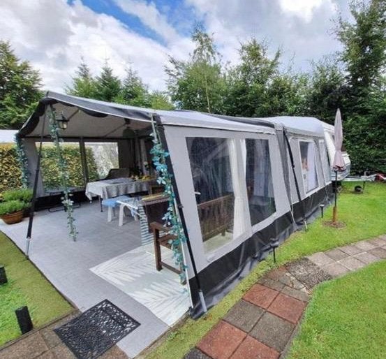 Gepimpte Tec Travel King 530K1 met mover, Caravans en Kamperen, T.E.C., Rondzit, Particulier, 5 tot 6 meter