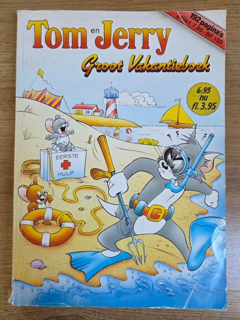 Tom en jerry groot vakantieboek, Eén stripboek, Ophalen of Verzenden, Gelezen