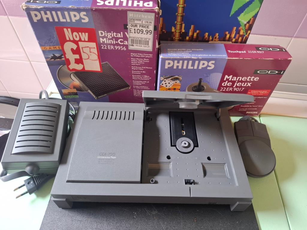 Goldstar GDI-750 CD-i speler CDI console met veel extra's, Ophalen of Verzenden, Overige merken, Refurbished