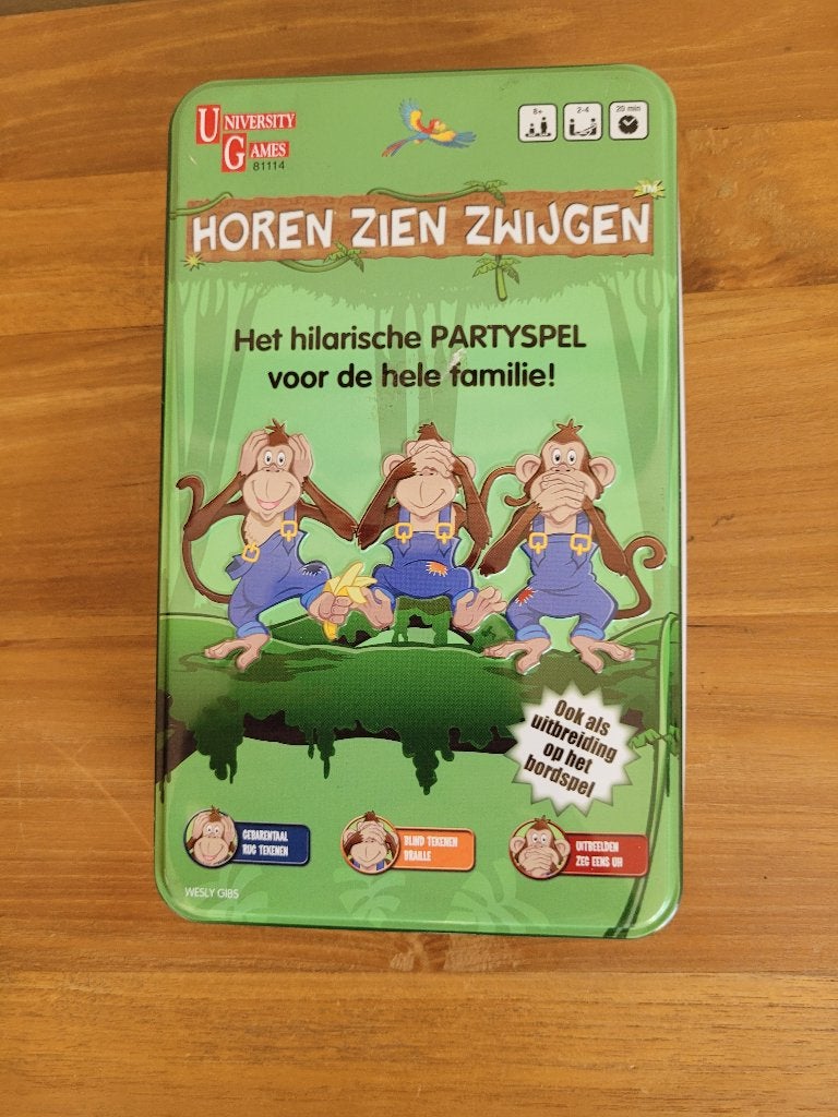 Horen, Zien, Zwijgen. Reis editie, Een of twee spelers, Ophalen of Verzenden, Gebruikt, Reisspel