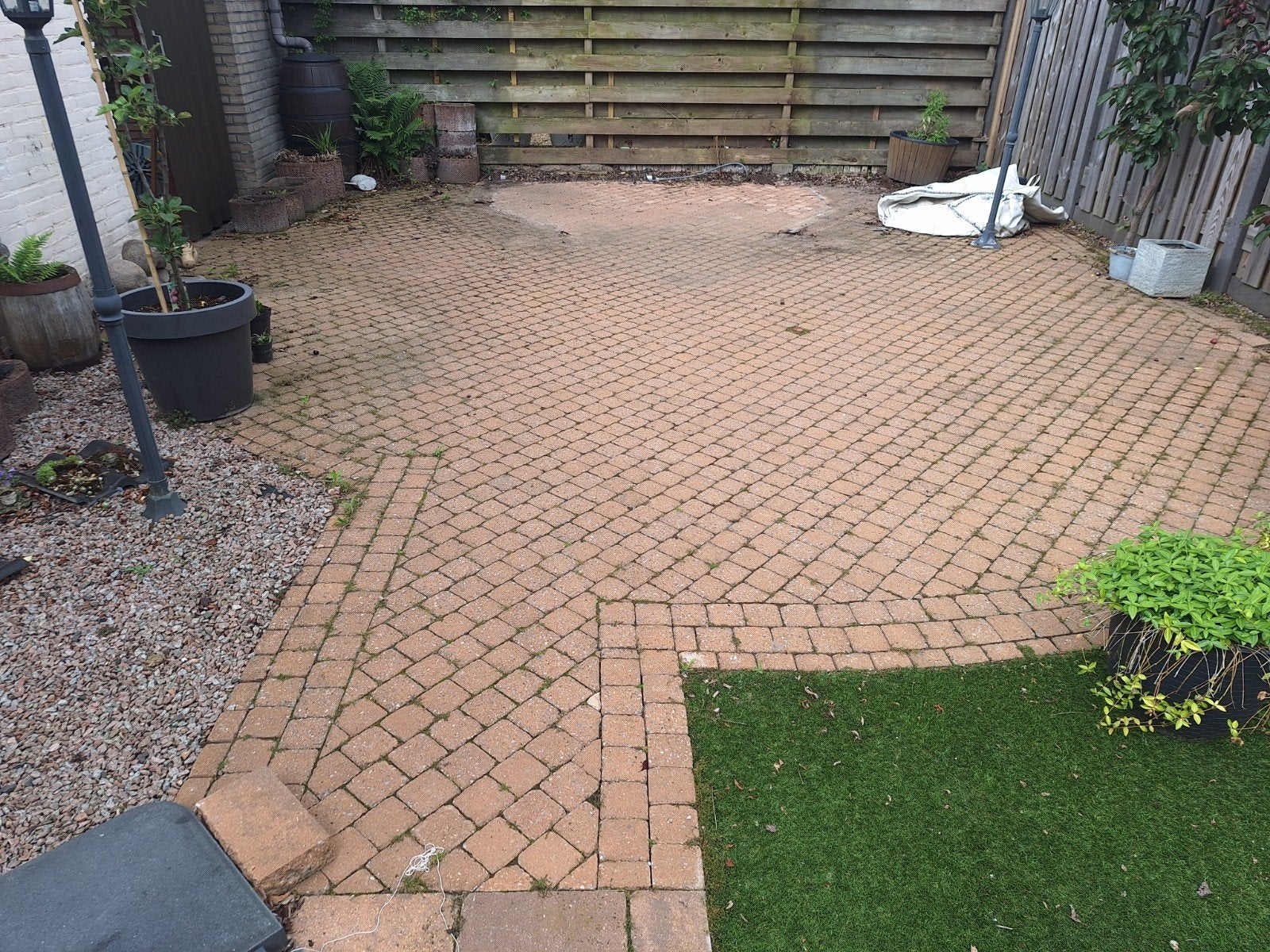 Cobblestones +/- 20 m² GRATIS, Tuin en Terras, Tegels en Klinkers, Ophalen, Gebruikt, Overige materialen