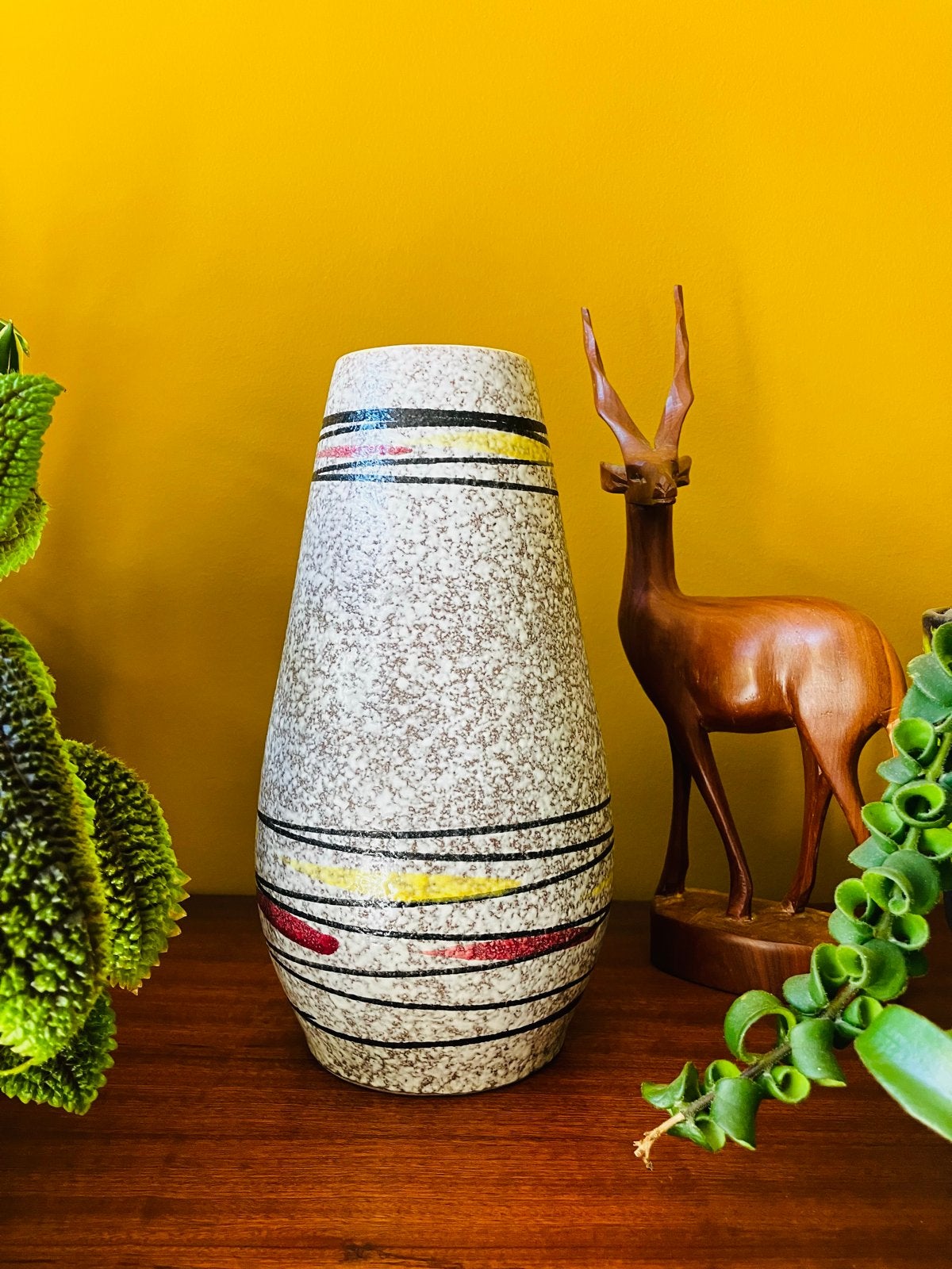 Vintage Midcentury Scheurich vaas, West-Duitsland, Antiek en Kunst, Ophalen of Verzenden