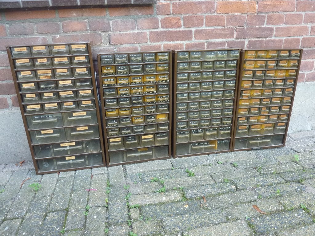 Ladenkastjes 4 stuks, Ophalen, Gebruikt