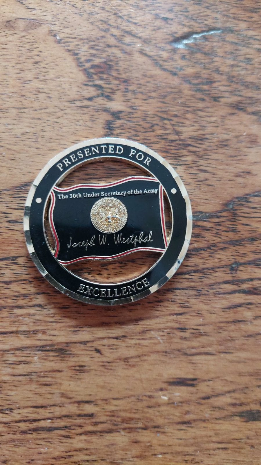Challenge coin US Army, Verzamelen, Militaria | Algemeen, Ophalen, Landmacht, Amerika, Overige typen