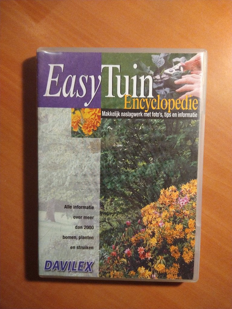 EasyTuin Encyclopedie- Davilex - CD-ROM, Alle leeftijden, Ophalen of Verzenden, Zo goed als nieuw