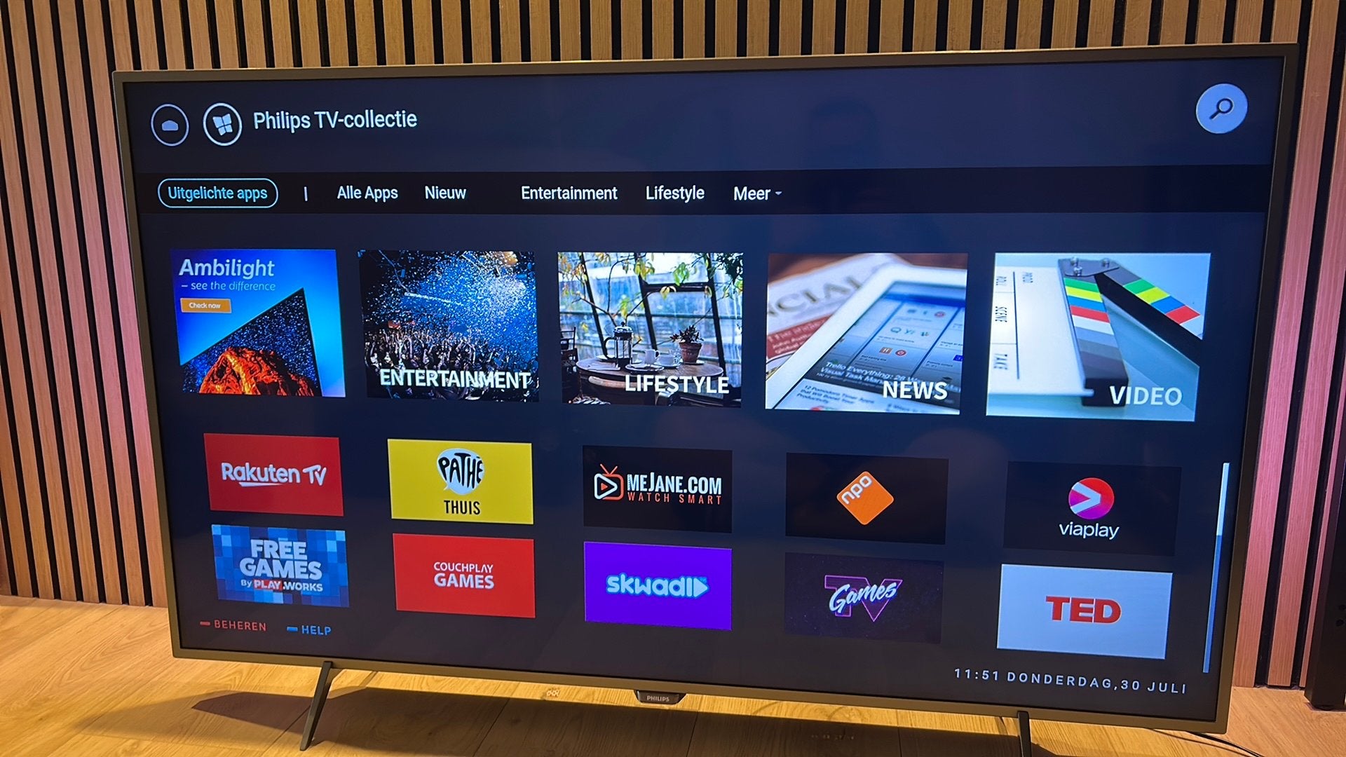 Philips 55PUS6401/12 55 inch ambilight LED/LCD 4k, Ophalen, Philips, 50 Hz, Zo goed als nieuw