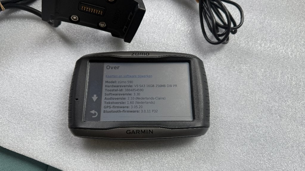 Garmin Zumo 590 (Lifetime)Motor Navigatie, Ophalen of Verzenden, Zo goed als nieuw