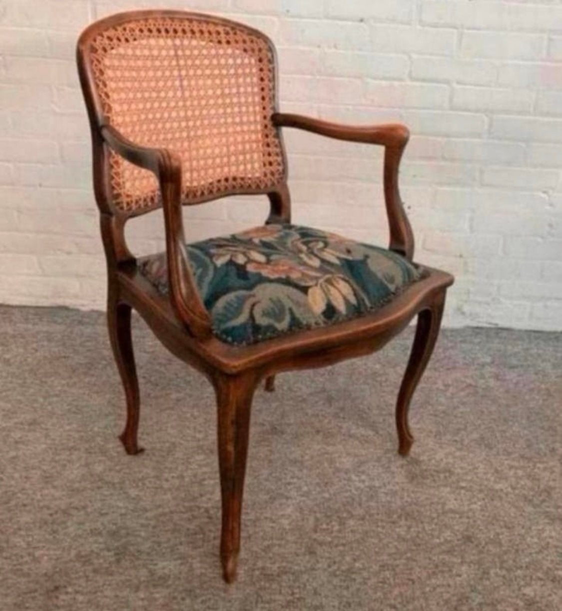 Fauteuil Originele oude J.A.Huizinga meubelfabriek Groningen, Ophalen of Verzenden