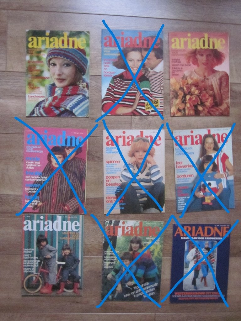 Ariadne Maandblad voor Handwerken nr.1 - 3 - 8 -1976, Ophalen of Verzenden, Nieuw, Breien of Haken, Patroon of Boek