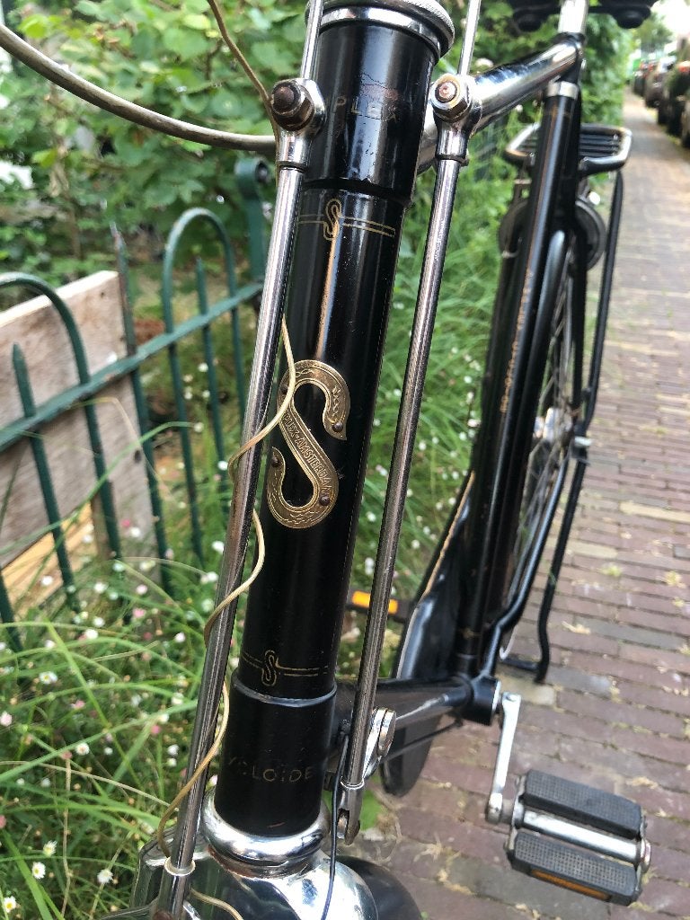 Simplex Cycloïde 1958 oldtimer herenfiets, Fietsen en Brommers, Fietsen | Oldtimers, 59 cm of meer, Jaren '50, Trommelrem, Ophalen