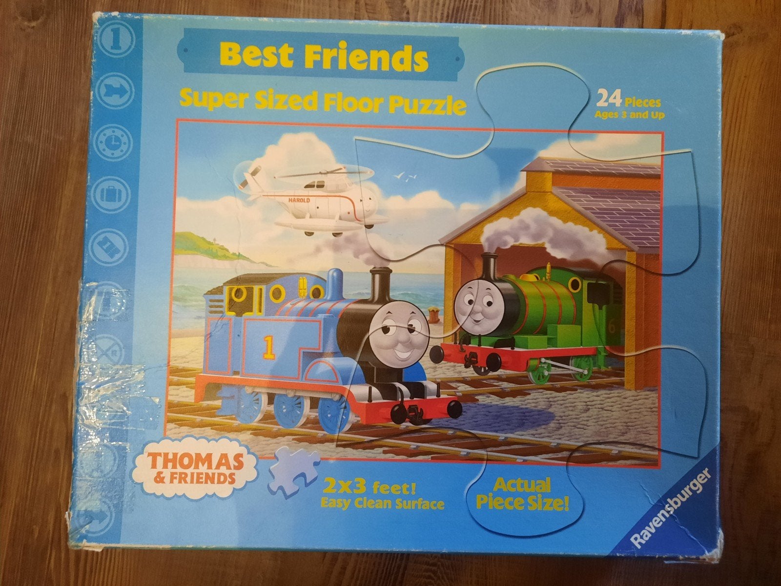 Thomas de Trein puzzel 24 stukjes., Ophalen of Verzenden, 10 tot 50 stukjes, Gebruikt, 2 tot 4 jaar