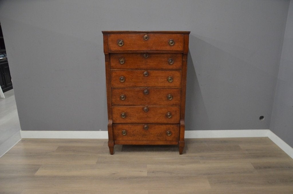 Antieke eiken chiffonnière – ladekast, Ophalen of Verzenden
