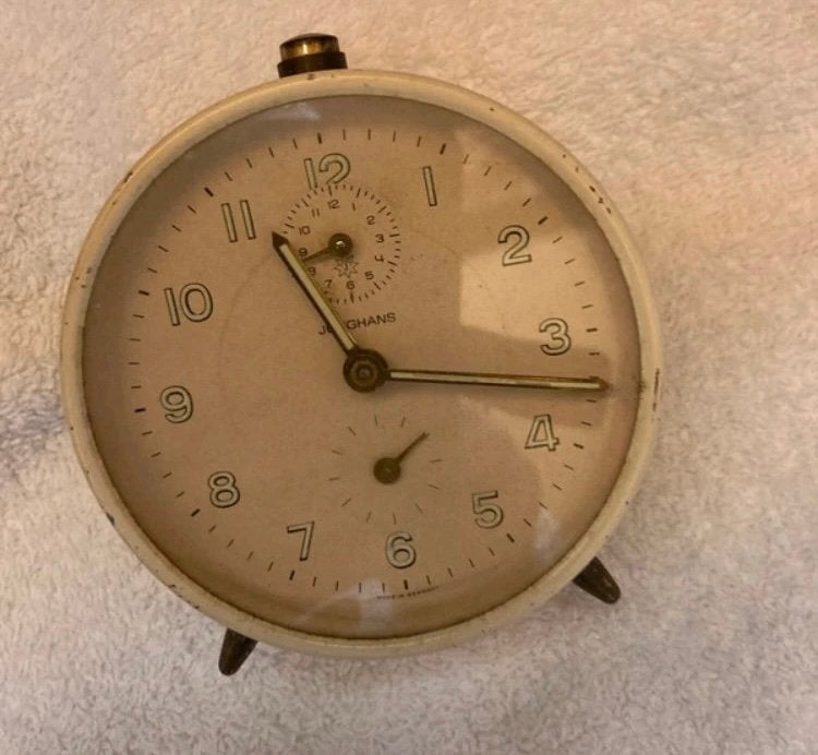 vintage wekker Junghans, Ophalen of Verzenden, Gebruikt