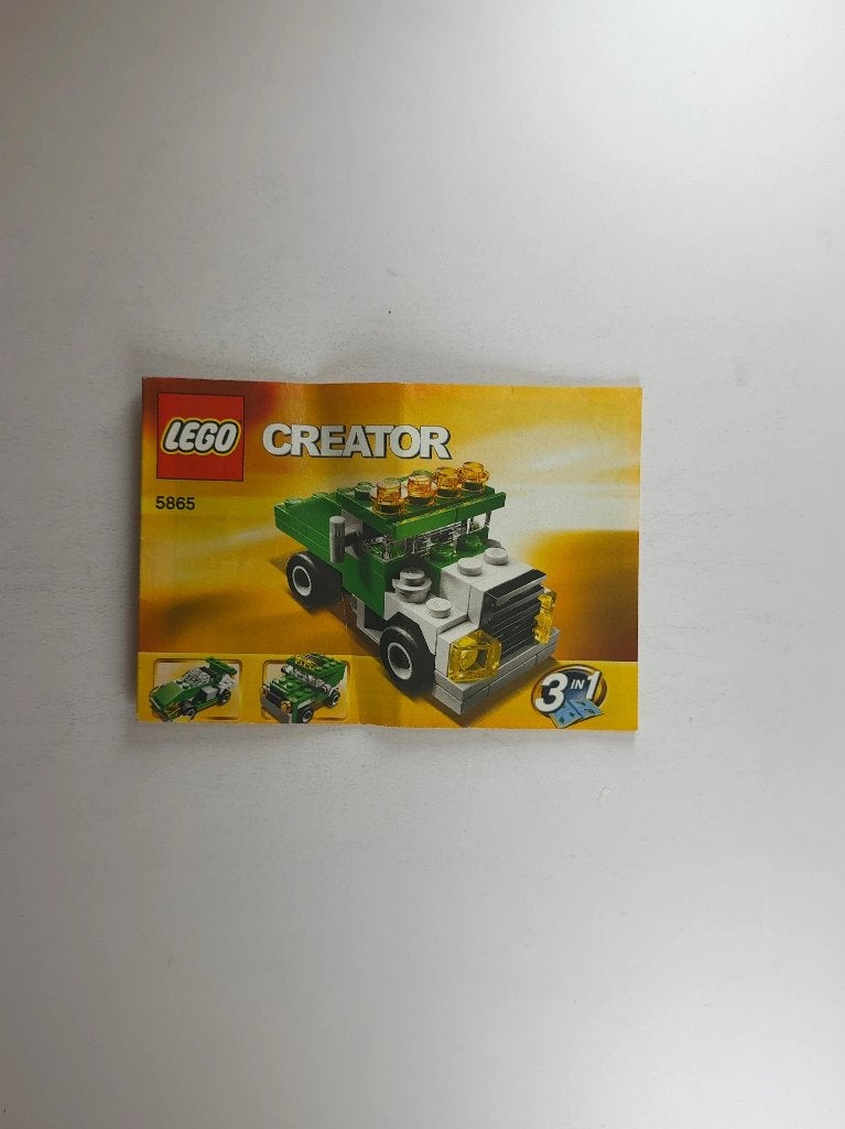LEGO Creator 5865 (Instructions) for Set 5865 Mini Dumper, Gebruikt, Lego, Overige typen, Ophalen of Verzenden