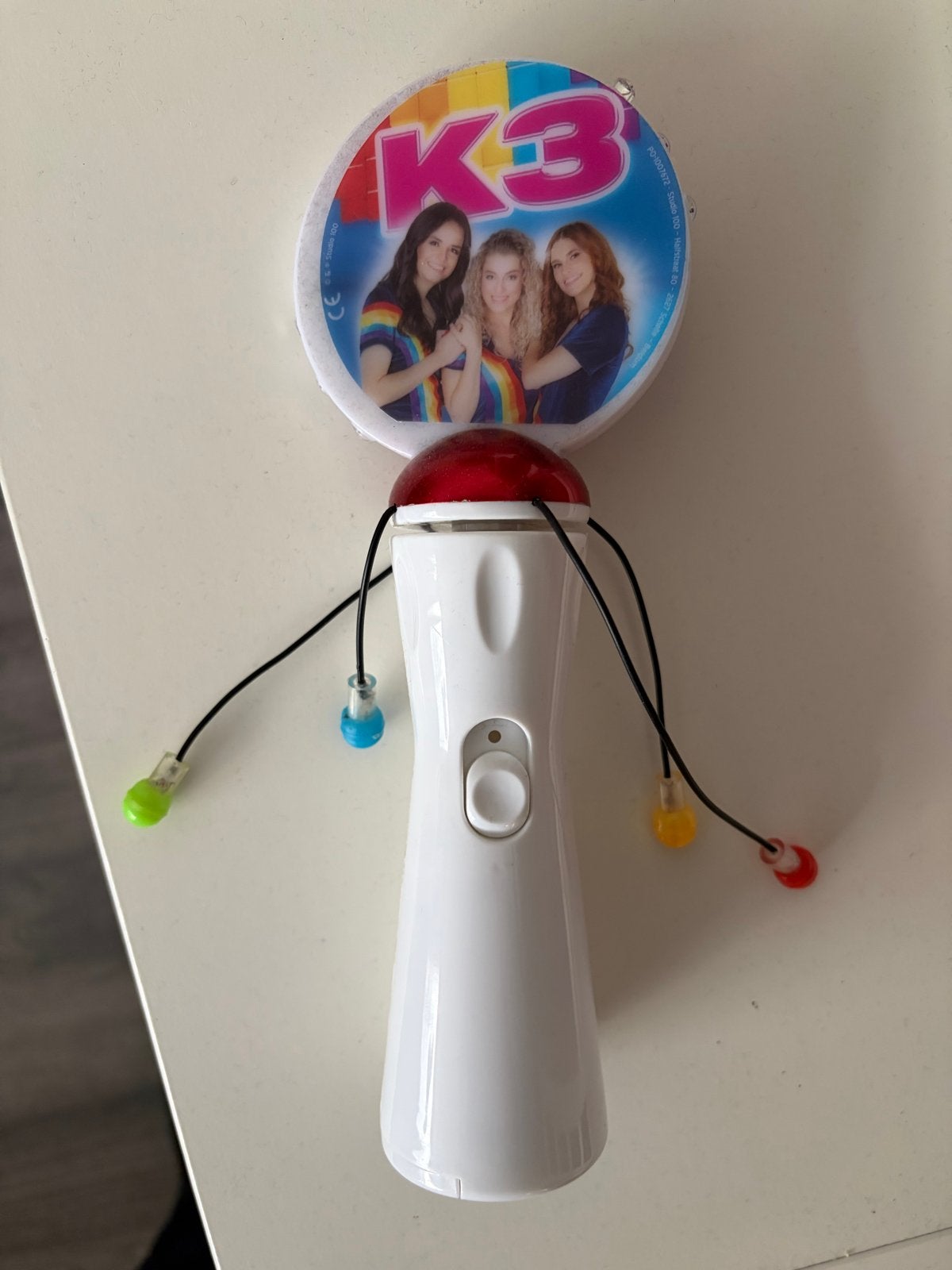 K3 Lichtgevende Toverstaf - Draaiende Lichtjes, Ophalen of Verzenden, Gebruikt, Meisje