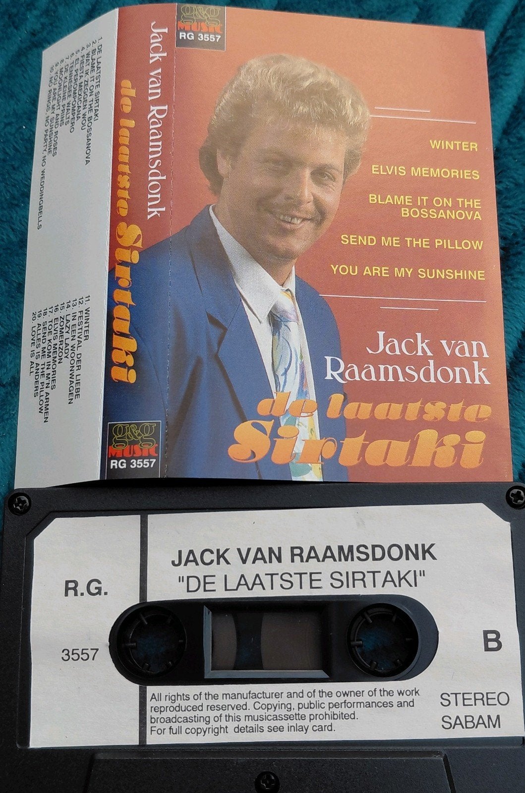 Jack van Raamsdonk - De Laatste Sirtaki (Cassette), Gebruikt, 1 bandje, Ophalen of Verzenden, Origineel