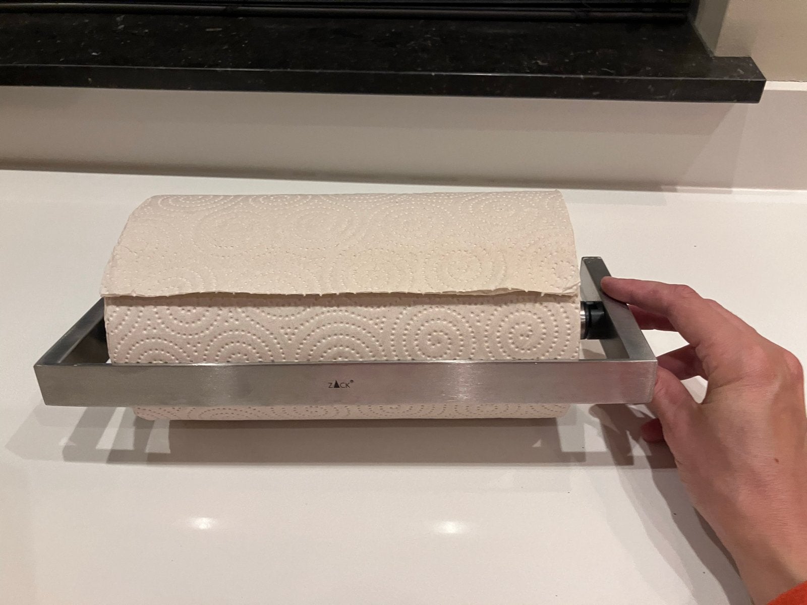 Zack Keukenrolhouder RVS voor aan de muur, Huis en Inrichting, Zilver, Ophalen of Verzenden, Metaal, Overige merken