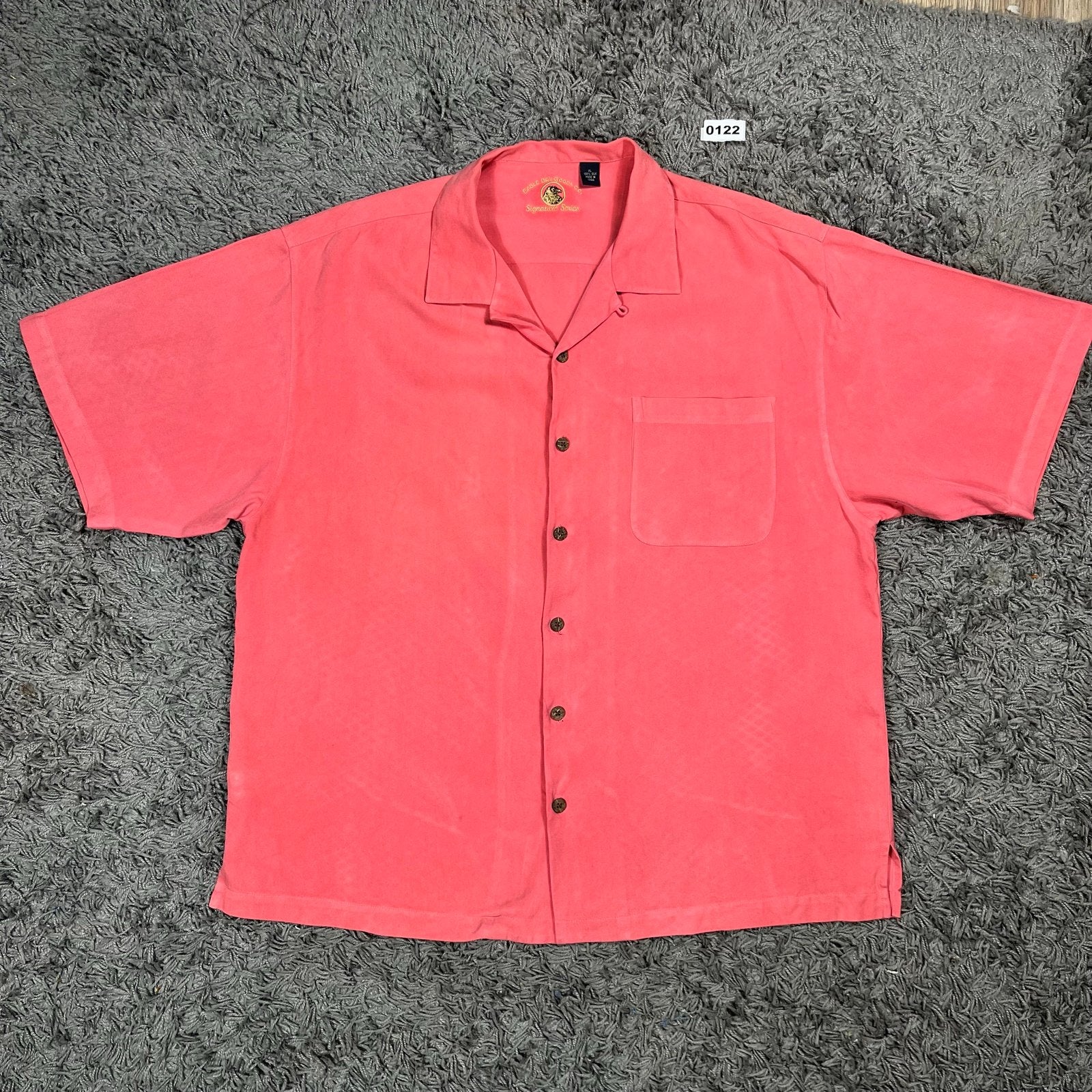 Eagle Dry Goods Co Pink Silk Shirt XL Signature Series, Ophalen of Verzenden, Zo goed als nieuw