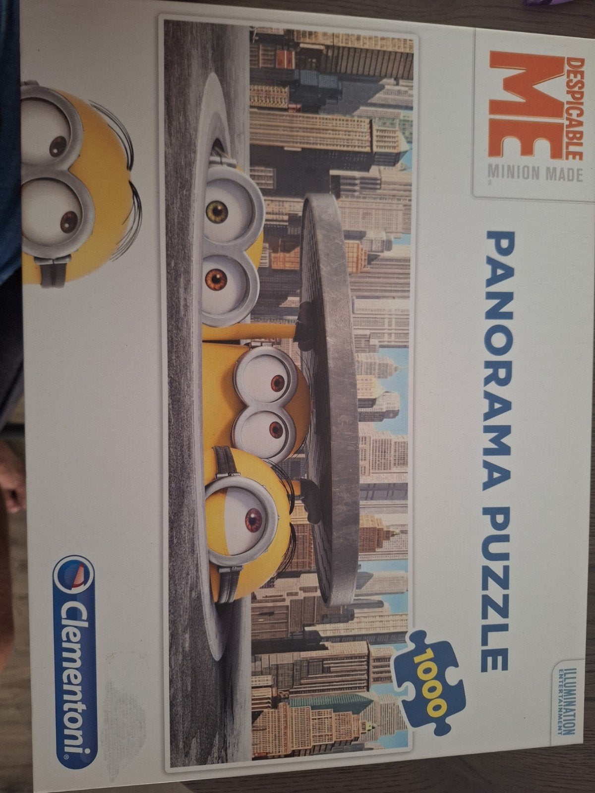 Minions Panorama Legpuzzel 1000 stukjes Clementoni, Hobby en Vrije tijd, Denksport en Puzzels, Ophalen of Verzenden, 500 t/m 1500 stukjes