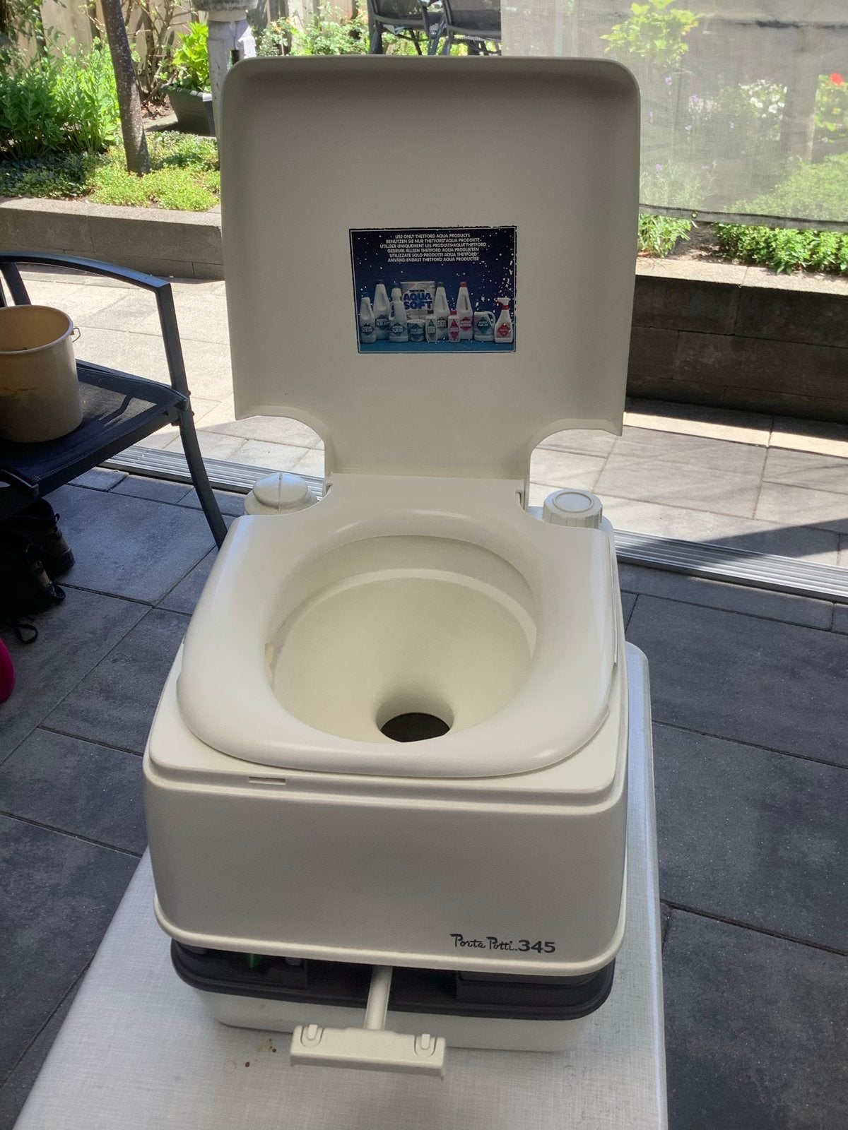 Porta Potti 345 draagbaar toilet, Ophalen, Gebruikt