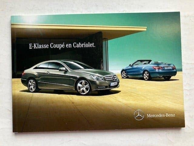 Mercedes-Benz E-Klasse Coupé en Cabriolet brochure 2011   NL, Ophalen of Verzenden, Zo goed als nieuw, Mercedes