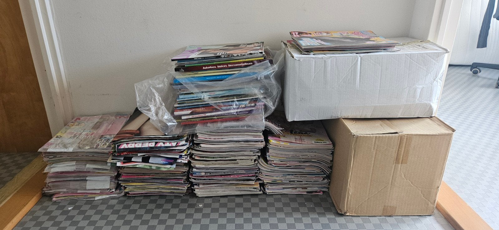 Tina's, Donald Ducks, Girlz, Meiden magazines, Ophalen