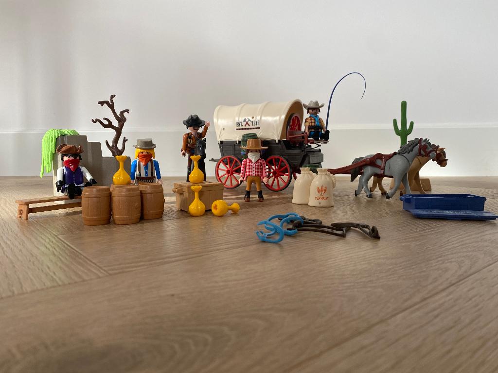 Playmobil set cowboy, Verzenden, Gebruikt, Complete set