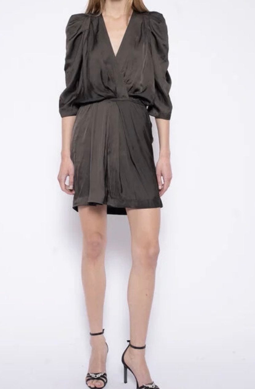 ZADIG & VOLTAIRE / Dondergroen jurkje / NIEUW!, Verzenden, Nieuw, Maat 34 (XS) of kleiner, Boven de knie