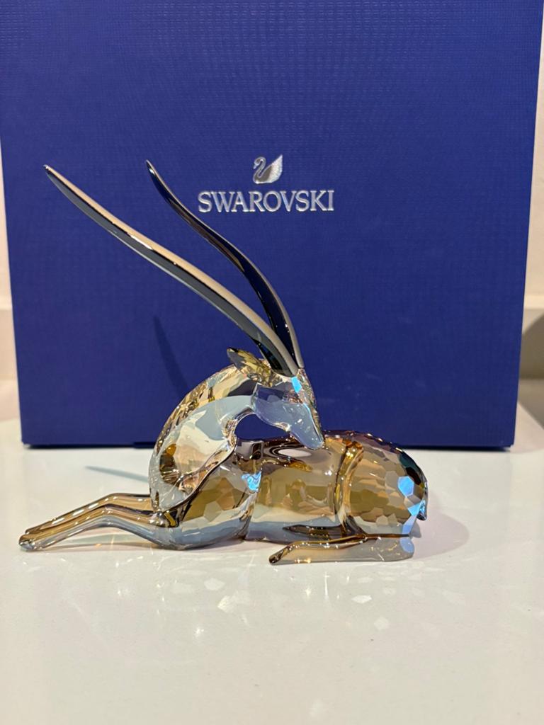 Swarovski gazelle, Ophalen of Verzenden, Zo goed als nieuw, Figuurtje