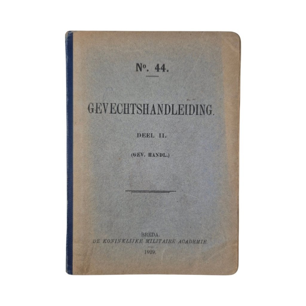 Nederlands voorschrift Gevechtshandleiding No. 44, -, -, Ophalen of Verzenden, -