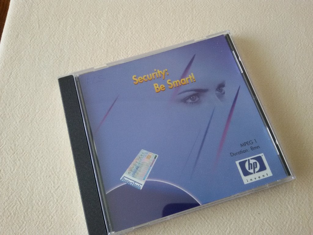 Vintage promo-cd van HP (Hewlett Packard) SmartCard, Verzamelen, Merken en Reclamevoorwerpen, Ophalen of Verzenden, Zo goed als nieuw