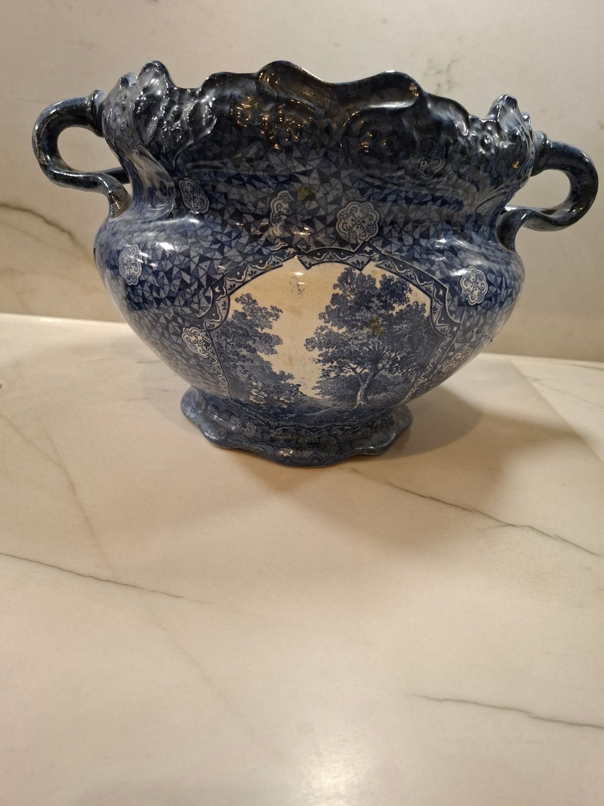 antieke cliviapot, Ophalen of Verzenden