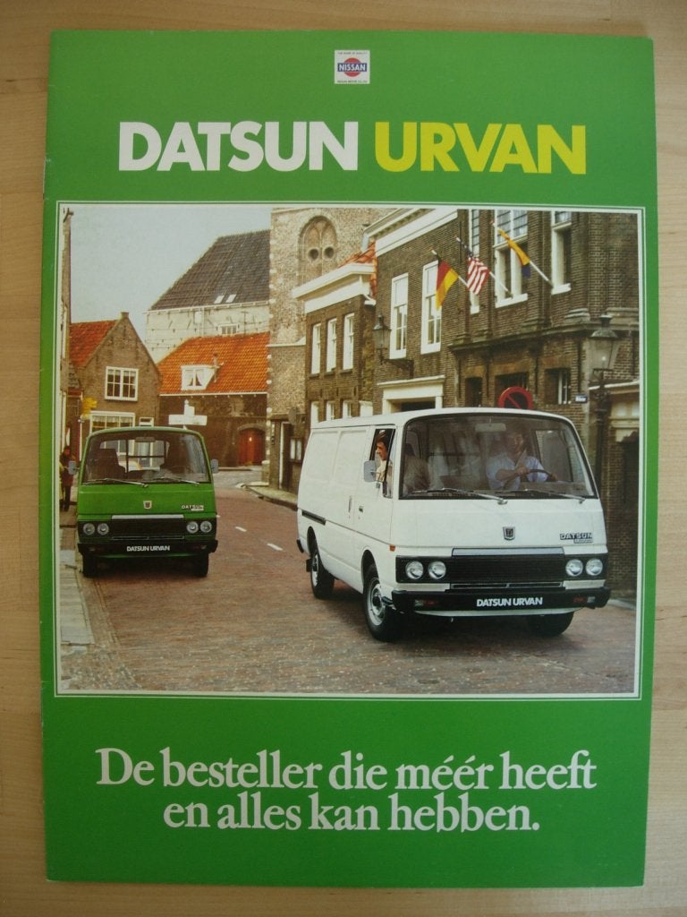 Datsun Urvan Brochure 1981 - Nissan, Zo goed als nieuw, Nissan, Datsun, Ophalen of Verzenden