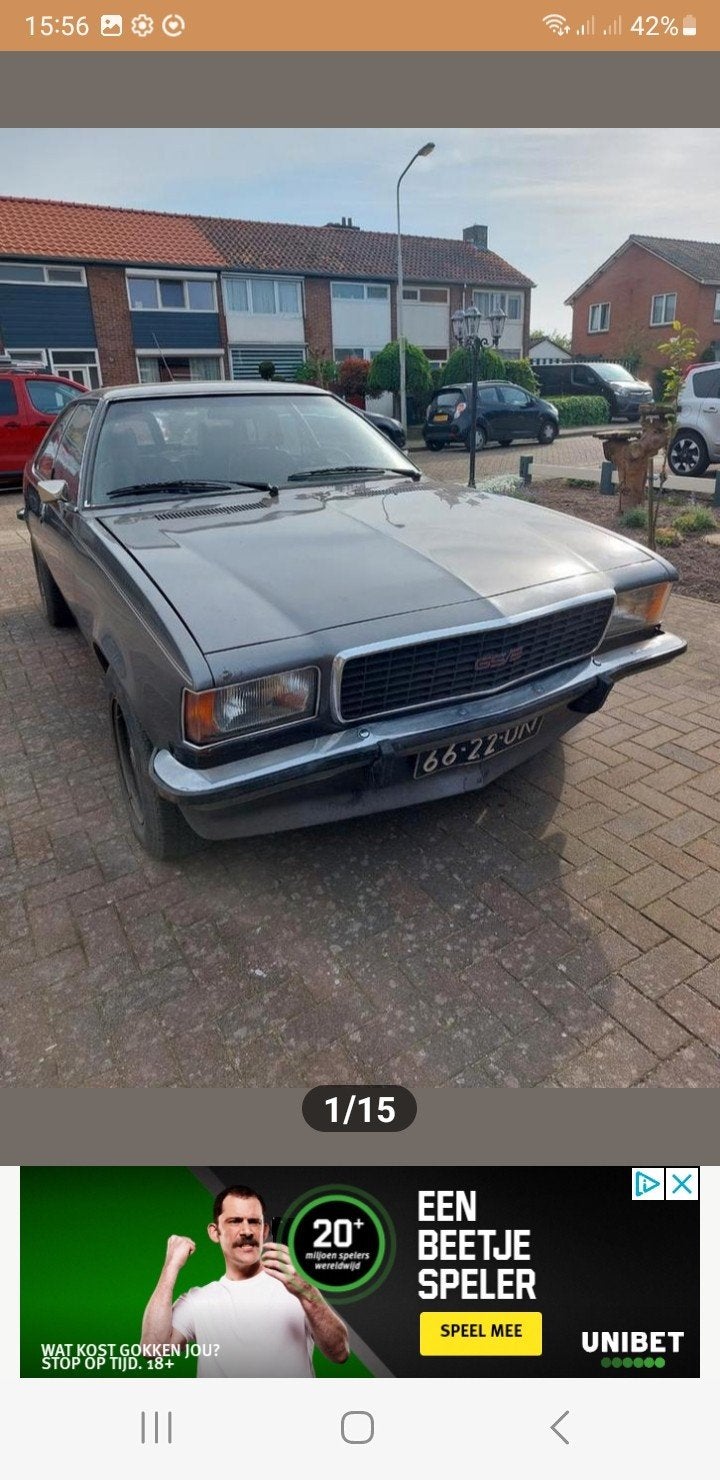 opel commodore b coupe  bj 72, Auto's, Opel, Particulier, Ophalen