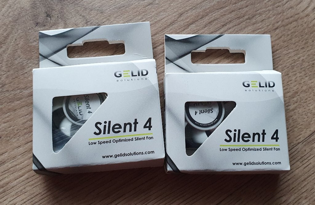 Nieuw 2 stuks Gelid Solutions Silent 4, Ophalen of Verzenden, Nieuw, Luchtkoeling