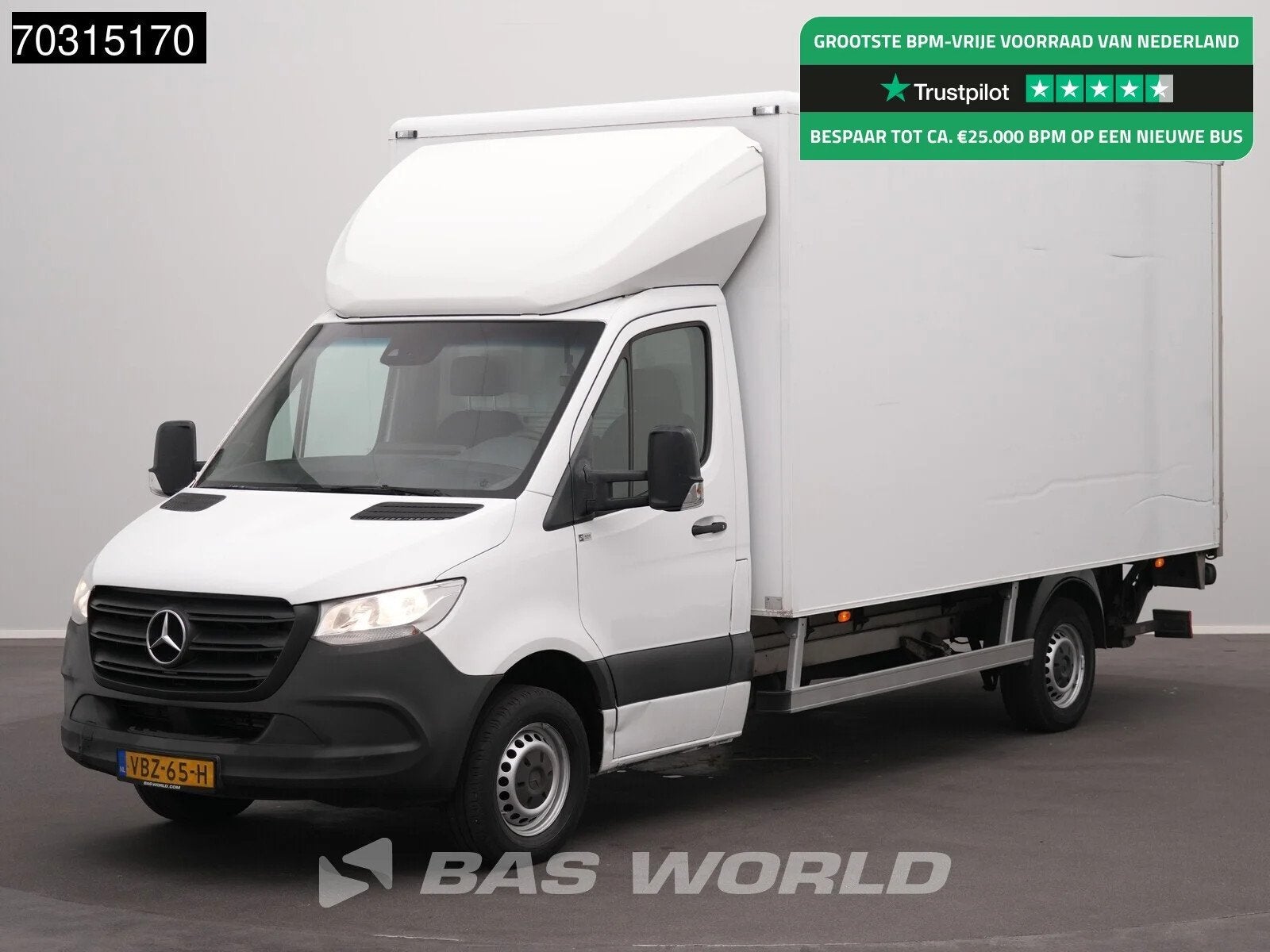 Mercedes Sprinter 316 CDI Automaat D'Hollandia Laadklep Zijd, Automaat, Stof, Gebruikt, 4 cilinders