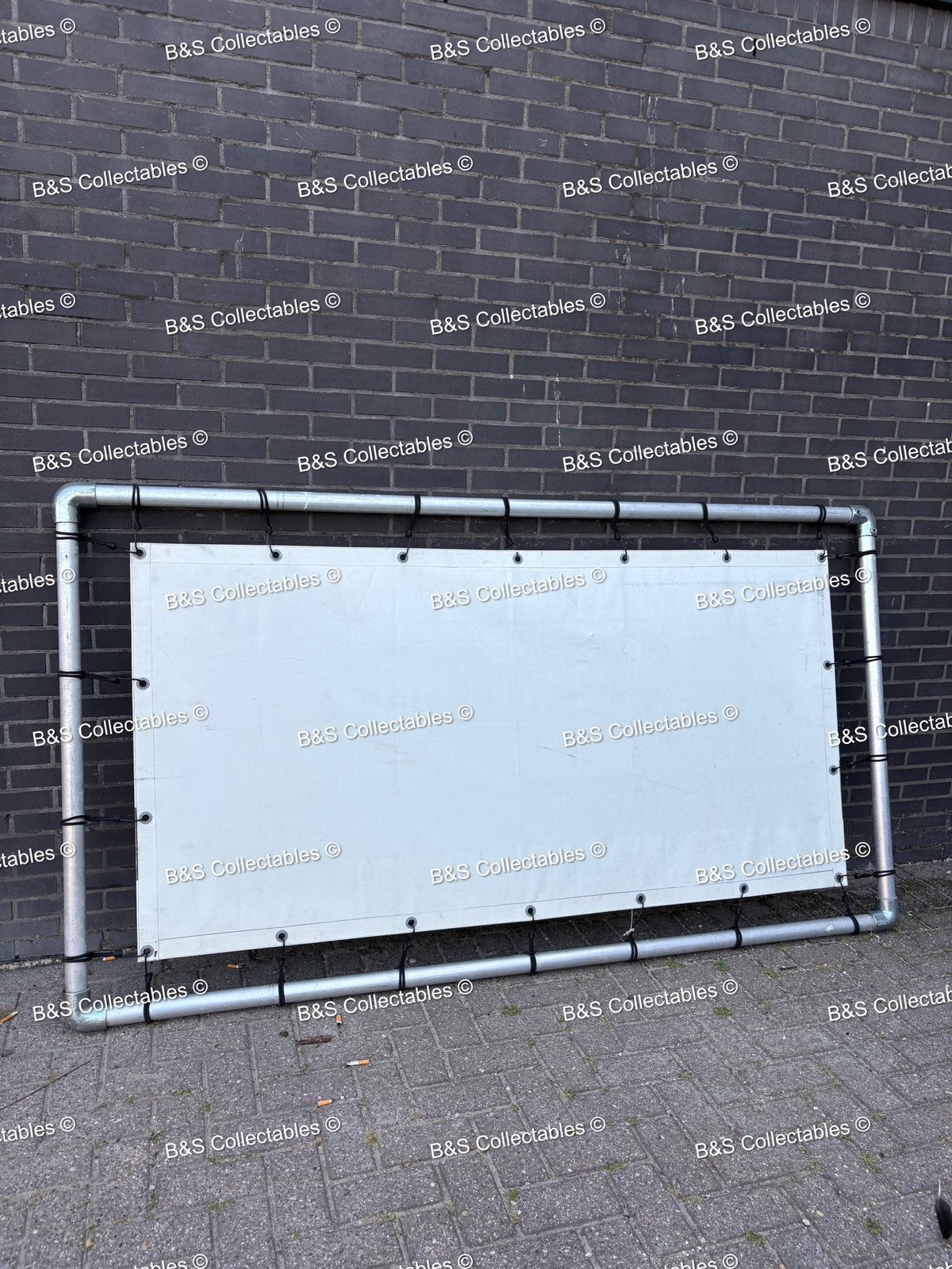Spandoek frame / spandoek houder aluminium, Ophalen of Verzenden, Zo goed als nieuw, Reclamebord