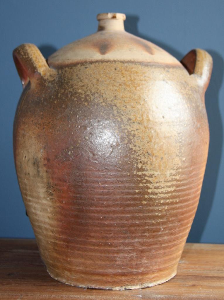 Grote steengoed kruik, 18e eeuws, hoogte; 32 cm., Antiek en Kunst, Ophalen of Verzenden
