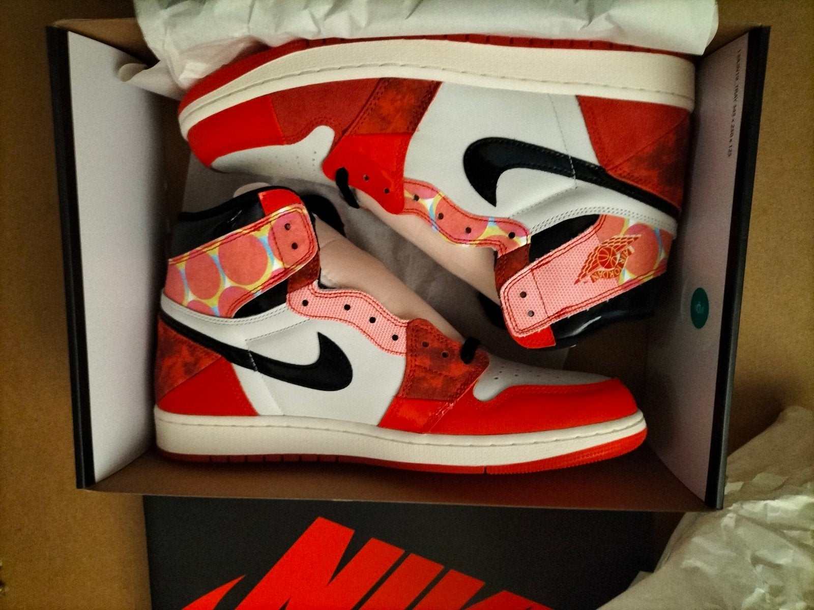 Nike air Jordan high OG spider-verse maat 46
Deadstock, Zwart, Nieuw, Ophalen of Verzenden, Nike Air Jordan