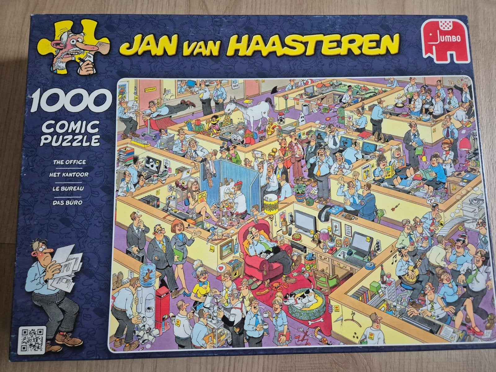 Jan van Haasteren puzzel 1000 stukjes - The Office, Ophalen, Meer dan 50 stukjes, Zo goed als nieuw, 6 jaar of ouder