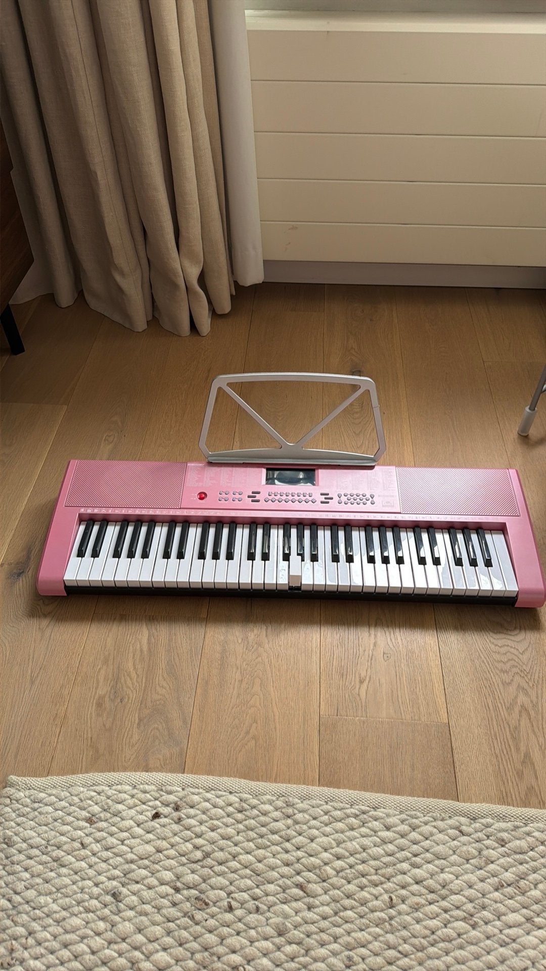 McGrey LK-6120-MIC Keyboard - roze, Met standaard, Ophalen, Overige merken, 61 toetsen